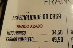 Cardápio