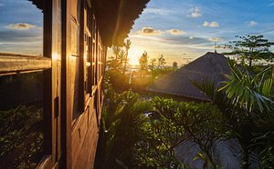 Hotel Tugu Bali in Canggu, image may contain: Shelter, Villa, Sky, Sunlight