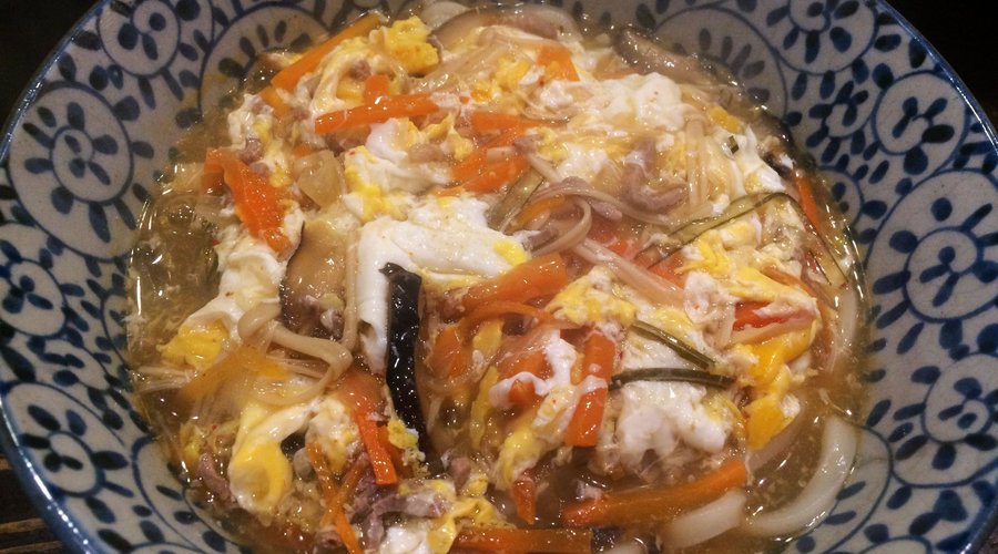 五目酸湯うどん