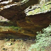 First sight of the cave