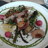 Brochette de lotte au lard 17€ un délice
