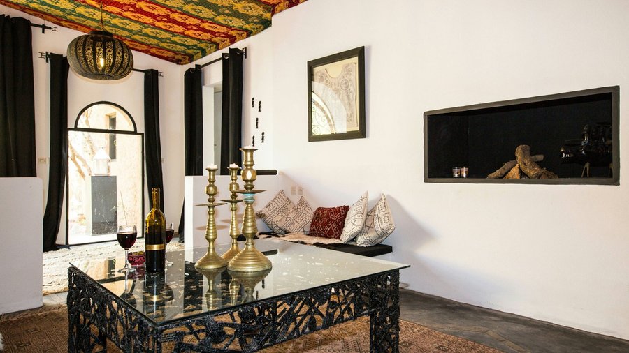 Interior of garden room suite