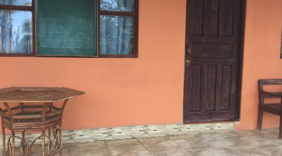 This is the outside of the room.