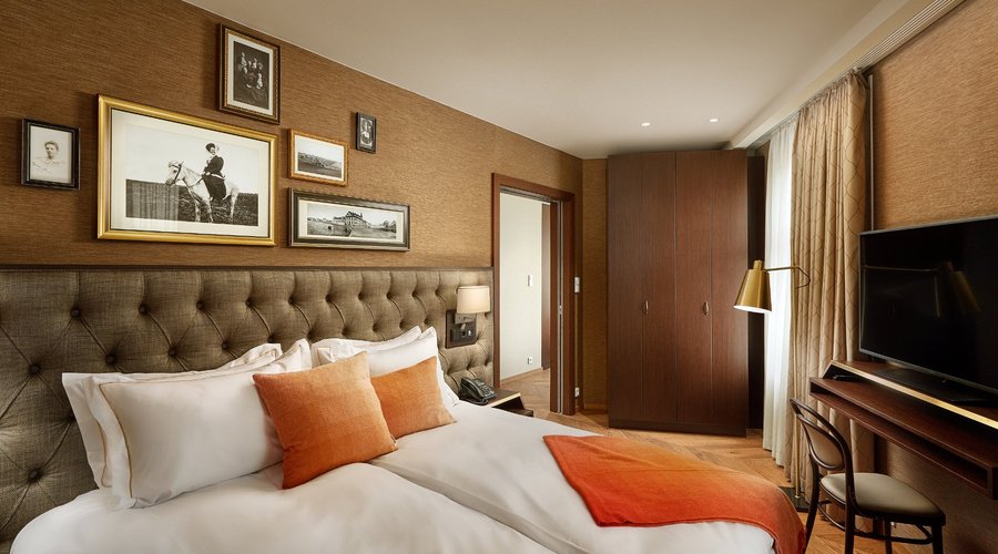 The Bedroom in the Konsulat Suite