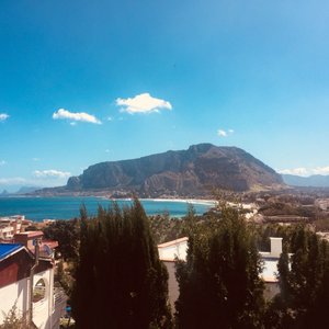 view from the top terrace (during breakfast)