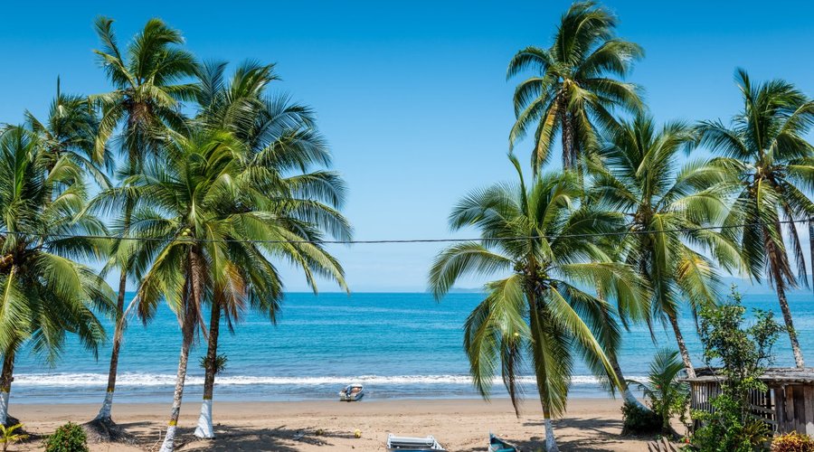 Playa frente al hotel