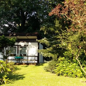 Bungalow-Ferienwohnung im Garten