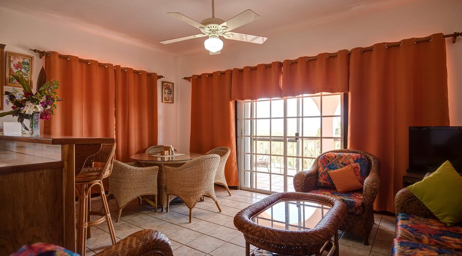 View of the living and dining area