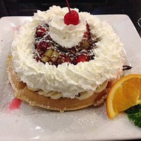 Banana Split Waffle