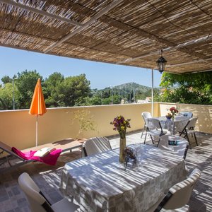 terrace of the 2 bedroom apartment