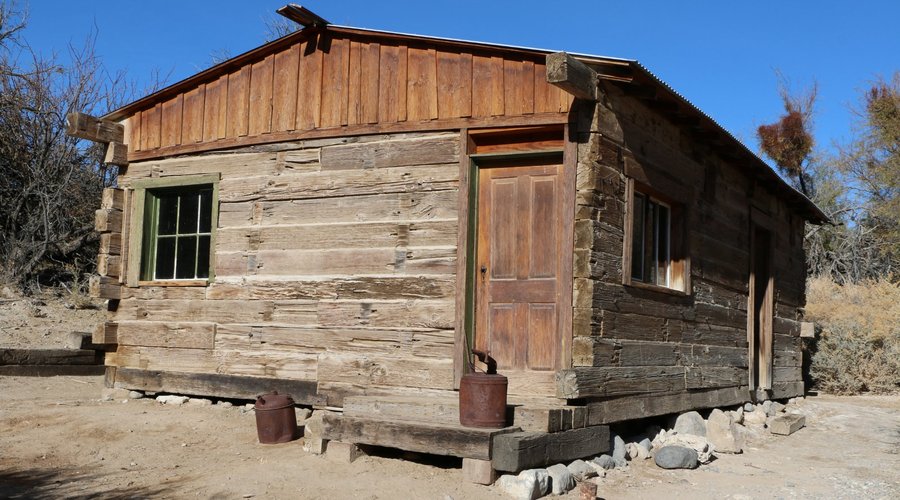 Cabin built from Railroad Ties (1920s)