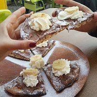 Pizza de nutella