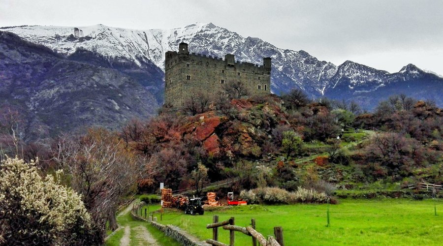 passeggiando al castello di Ussel