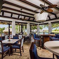 This is the restaurant. It also has great ocean views.