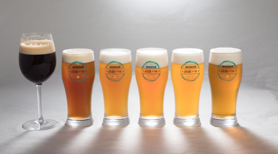 常に５種類以上の羽田ブルワリーのクラフトビールをご用意しております。