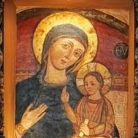Icona bizantina della Madonna della Croce (affresco, fine XIII secolo)