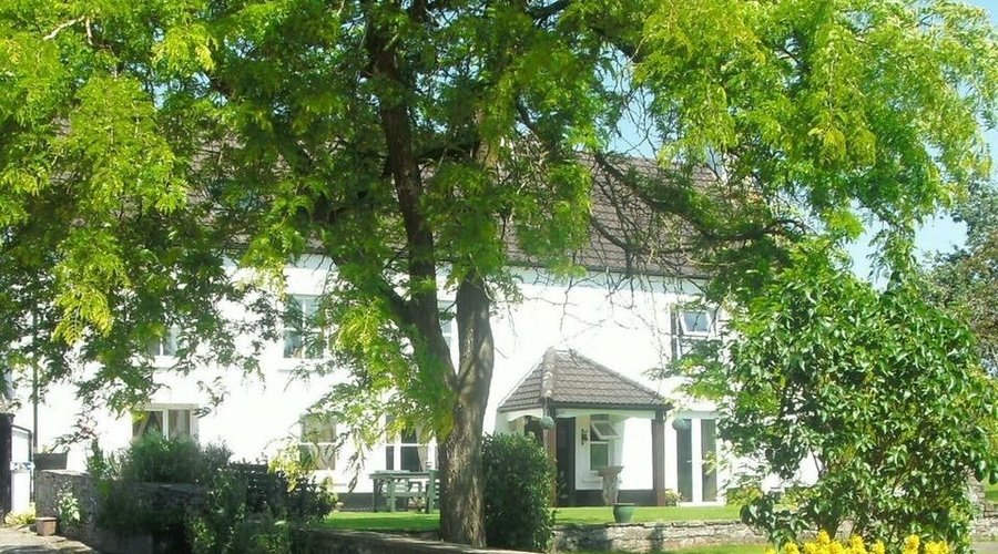 Bryndu Farm house and garden 