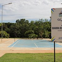 Espaço de lazer. Quadra de Badminton