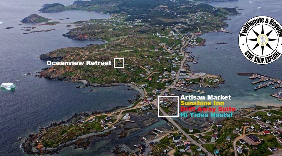 Twillingate & Beyond Inc locations. 