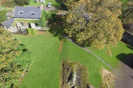 Arial view of Rock cootage