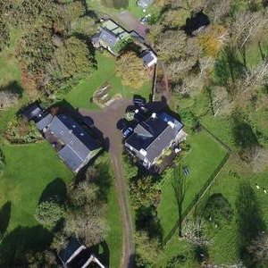 Arial view of Rock Cottage Country House