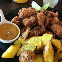 fish and chip......que molho saboroso....delicioso....gostoso!!!