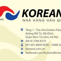 Đây là Card của Nhà Hàng KOREANA (địa chị mới)