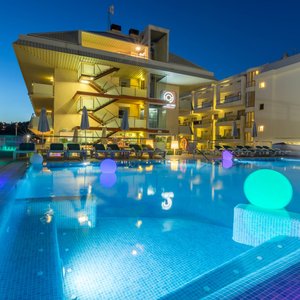 Pool at night