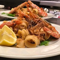 Frittura di calamari e gamberoni