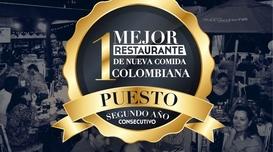 GANADORA POR SEGUNDA VEZ EN LOS PREMIOS #LABARRA 🎉Como mejor restaurante de nueva comida colomb