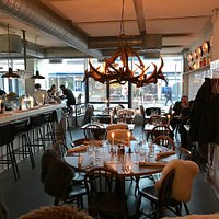 Inside the restaurant