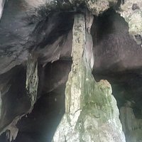 the geologic formations inside the Bat Cave. Amazing!