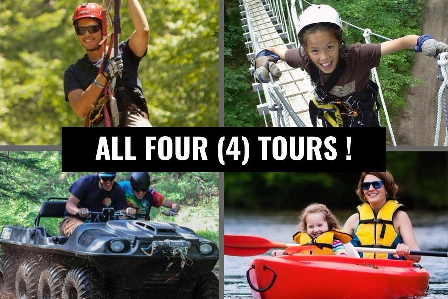 Northwoods Zip Line, Aerial Trekking, Argo ATV, and Kayak River Tours image