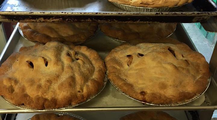 Freshly made pies