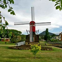 Windmill celebrating Penguin's Dutch heritage