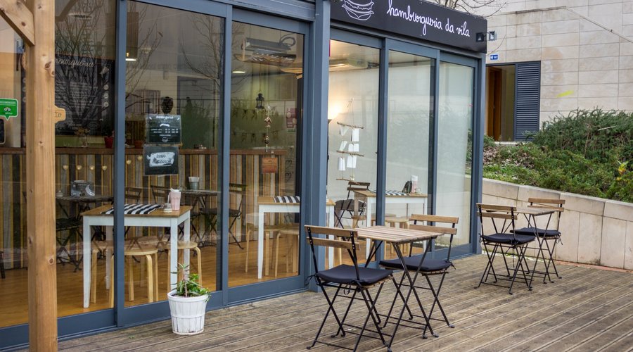 Outdoor seating.