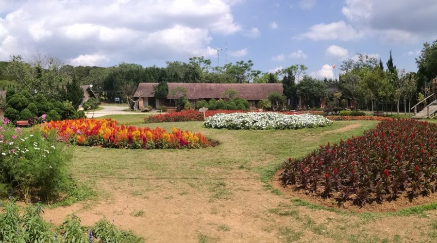 One of the gardens in the valley