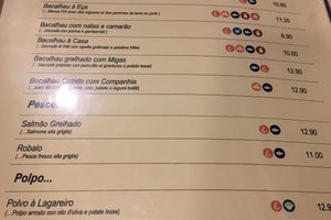 قائمة الطعام