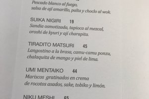 Menú