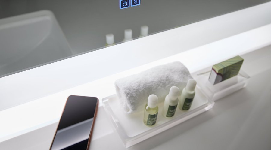 Guest Bathroom Bluetooth Capabilities