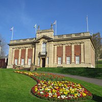 Usher Gallery in the background