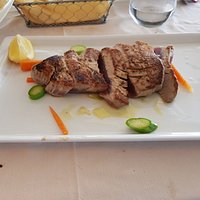 Tagliata di tonno.
