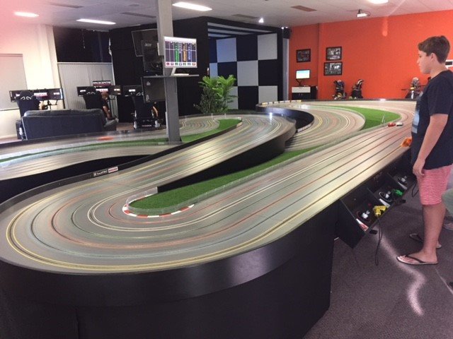 Slot car hot sale simulator