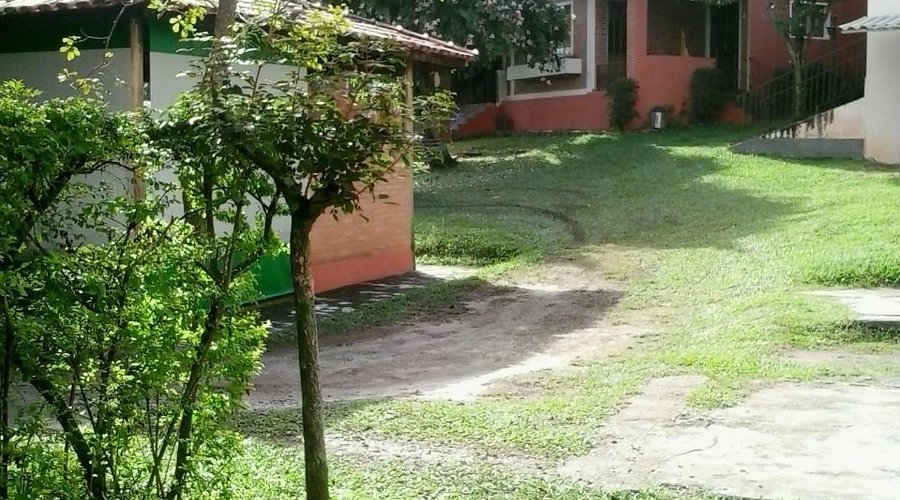 Esta é vista das varandas dos chalés 