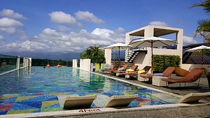 Hue Hotels and Resorts Puerto Princesa Managed by HII in Palawan Island, image may contain: Villa, Resort, Hotel, Pool