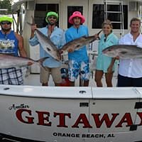 Thad and 13 year old boy with trigger fish - Picture of Getaway Charters,  Orange Beach - Tripadvisor