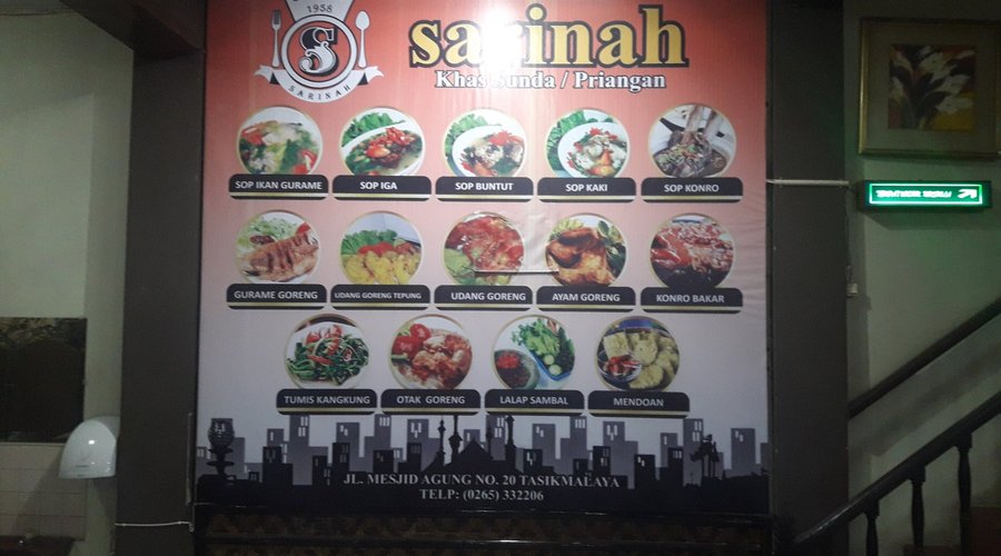 Poster pilihan menu