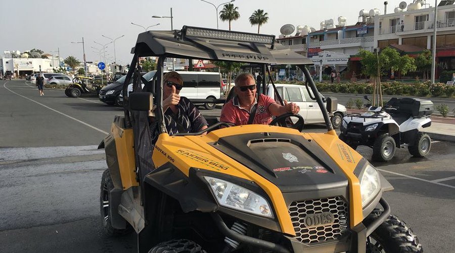 Our happy customers - Full day safari tour with 800cc buggy www.buggyrentcyprus.com