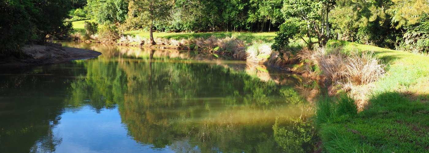 Easy walking along the river.