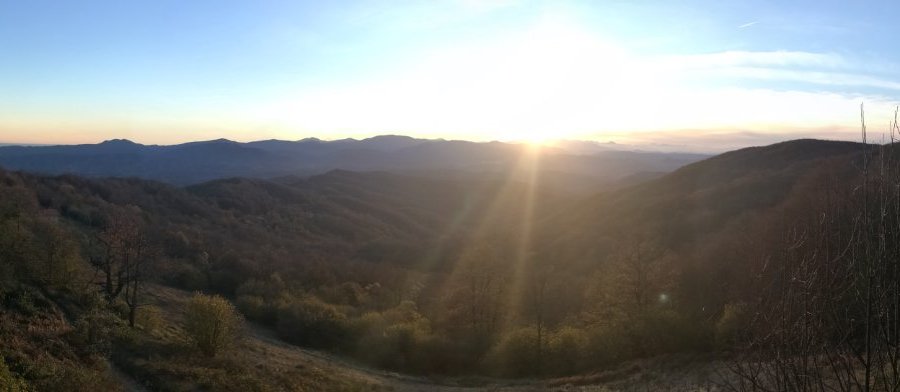 Panorama sulle alpi marittime